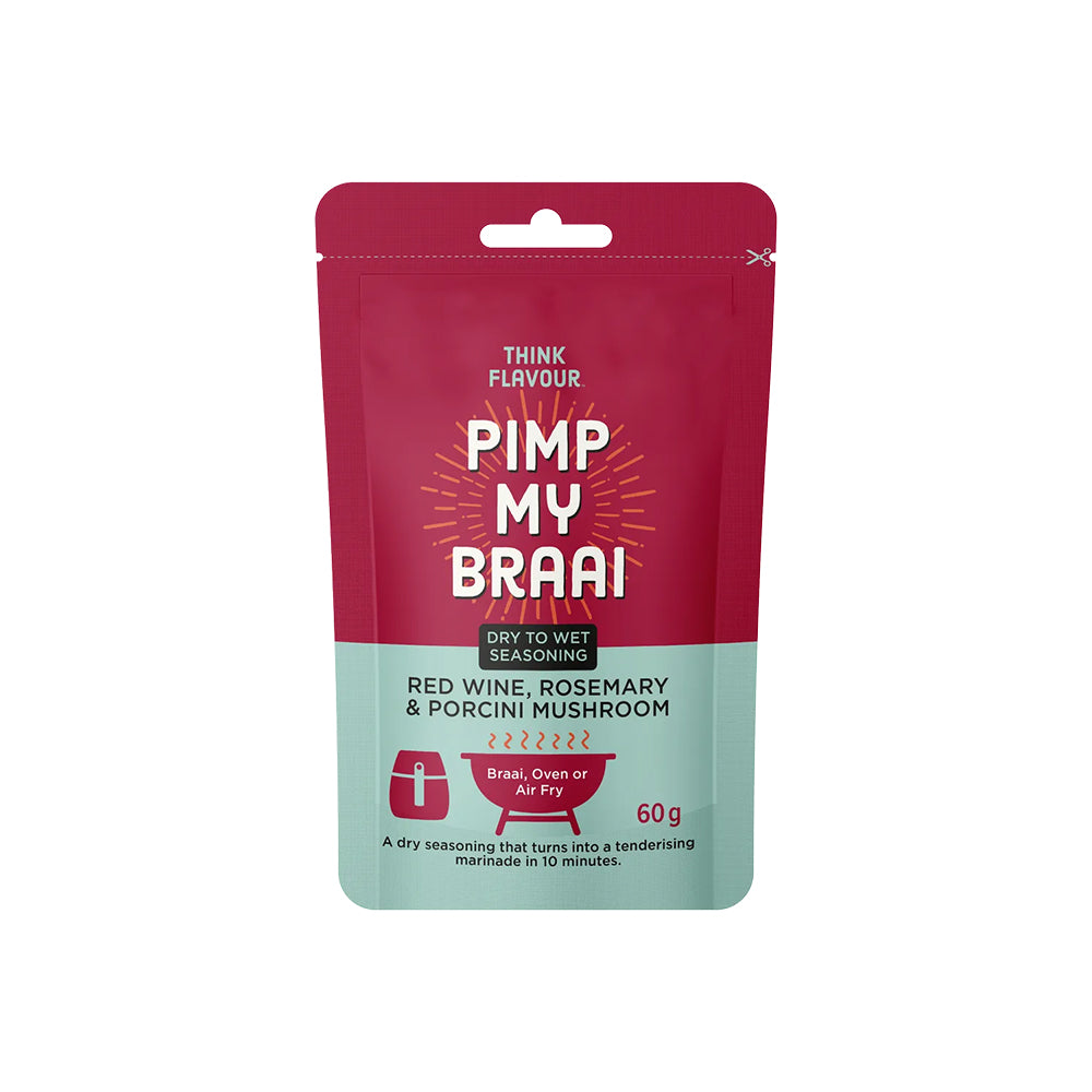 Pimp My Braai Red Wine, Rosemary & Porcini Mushroom