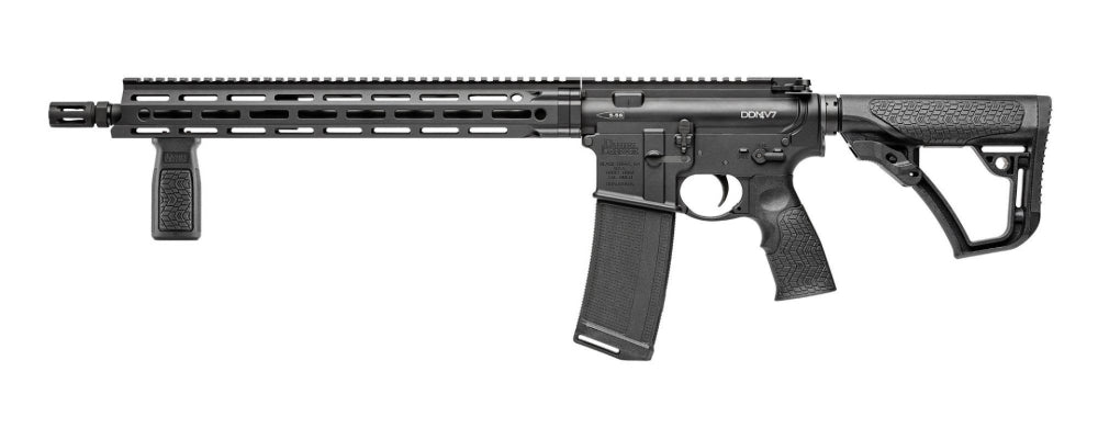 DANIEL DEFENSE DDM4-V7 16" 5.56MM NATO BLACK W/DD
