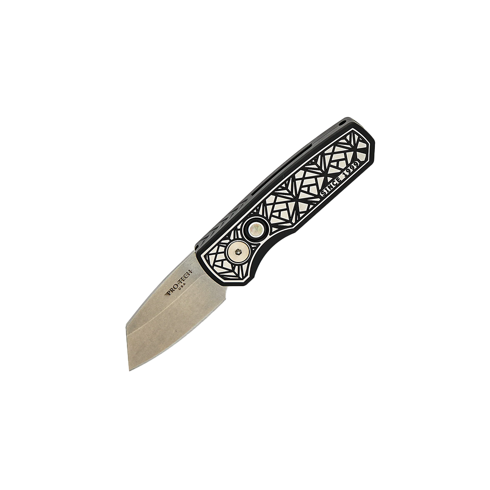 PRO-TECH KNIFE RUNT 5" CUSTOM SATIN NEXUS - 2024RUNTCUSTOM004