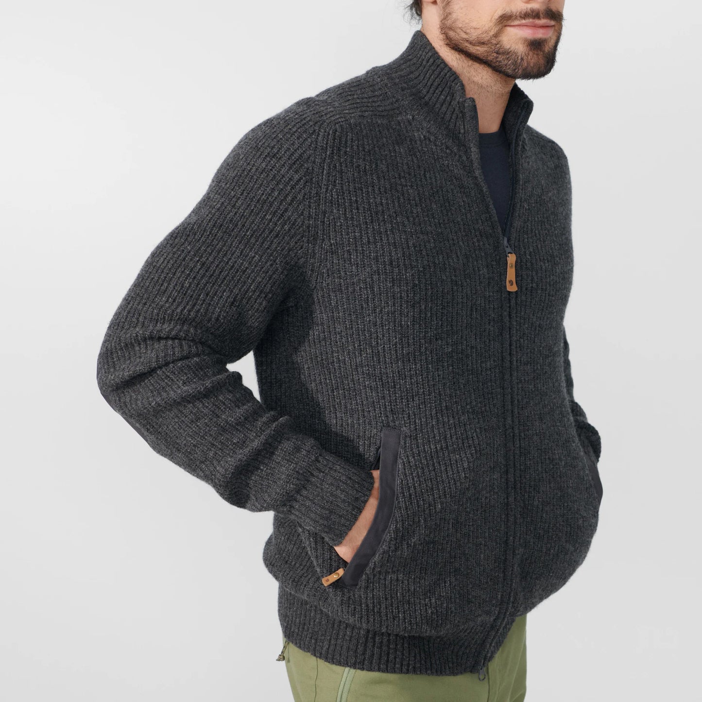 Ovik Zip Cardigan Knit M
